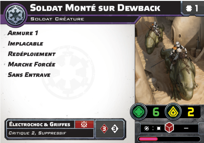 Soldat Monté sur Dewback