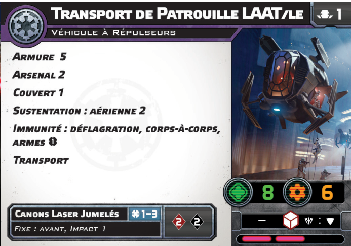 Transport de Patrouille LAAT/LE