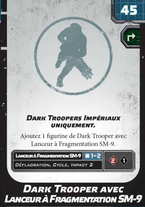 Dark Trooper avec Lanceur à Fragmentation SM-9