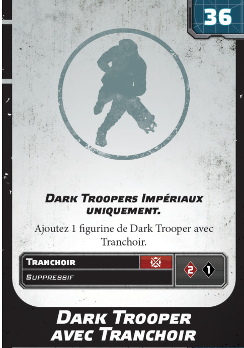 Dark Trooper avec Tranchoir