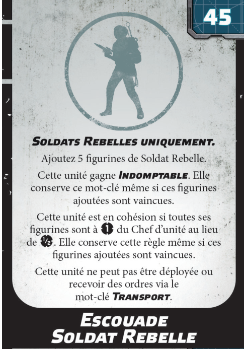 Escouade Soldat Rebelle