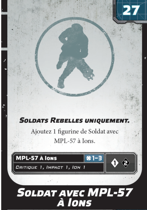Soldat avec MPL-57 à Ions
