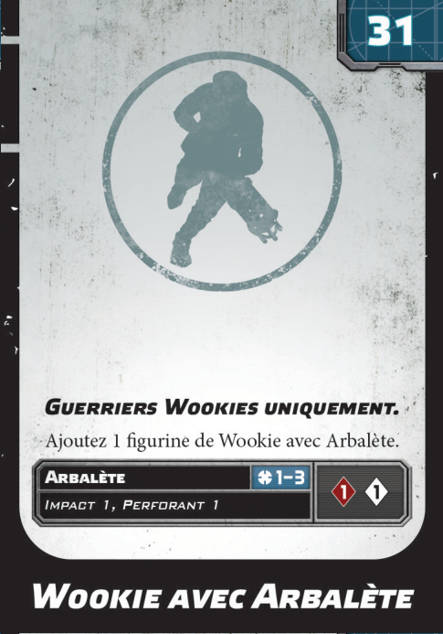 Wookie avec Arbalète