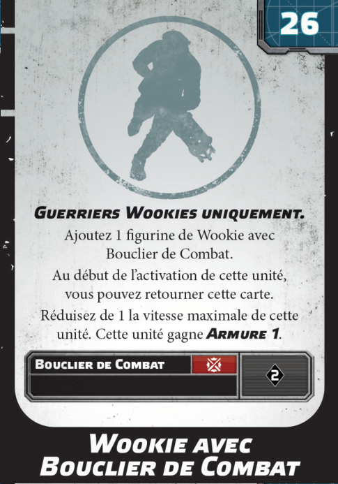 Wookie avec Bouclier de Combat